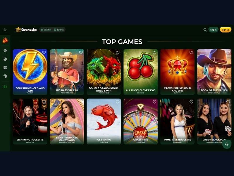 Tutti i sette tornei di Casinacho Casino Nacho Casino per i giocatori italiani